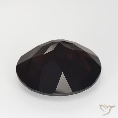 12.25克拉天然烟晶，圆形的，VVS-VS