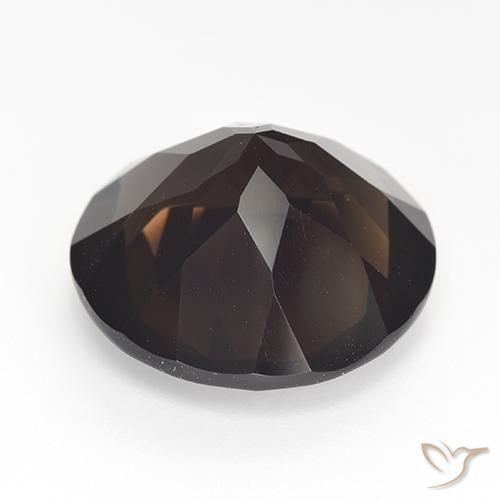 13.90克拉天然烟晶，圆形的，VVS-VS