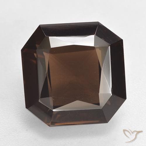 7.01ct 天然 中褐色 烟晶, 祖母绿式切割, VVS