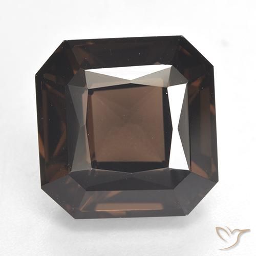 8.30ct 天然 山核桃棕 烟晶, 祖母绿式切割, VVS