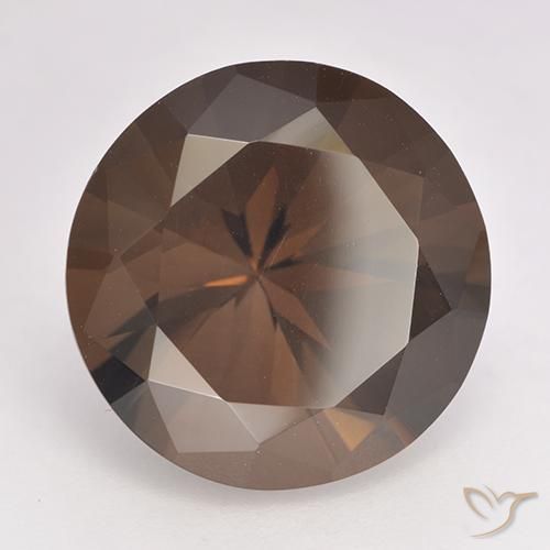 10.64克拉天然烟晶，圆形的，VVS-VS