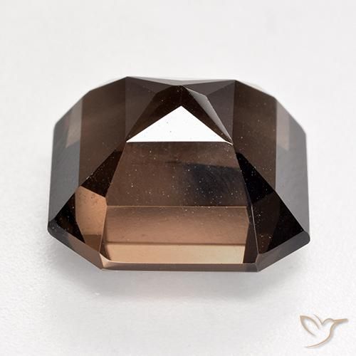 9.88克拉天然烟晶，八边形，VVS-VS