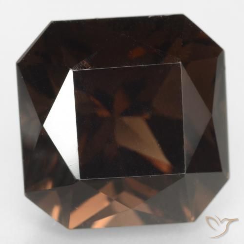 13.36ct 天然 中褐色 烟晶, 祖母绿式切割, VVS-VS