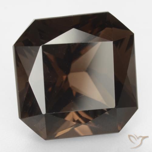 13.18克拉天然烟晶，八边形，VVS-VS