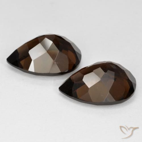 12.71克拉天然烟晶，梨形，VVS-VS