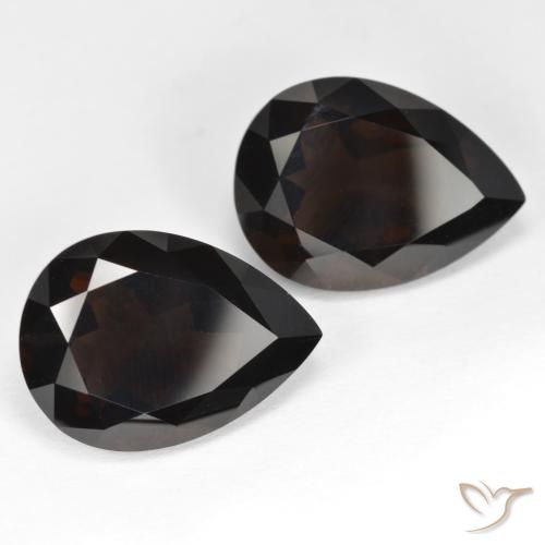 11.99克拉天然烟晶，梨形，VVS