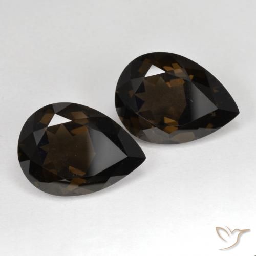 12.60克拉天然烟晶，梨形，VVS