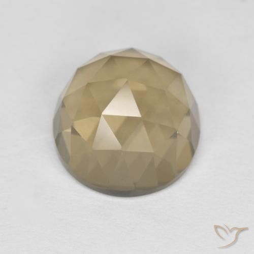 4.97克拉天然烟晶，椭圆形，VVS-VS
