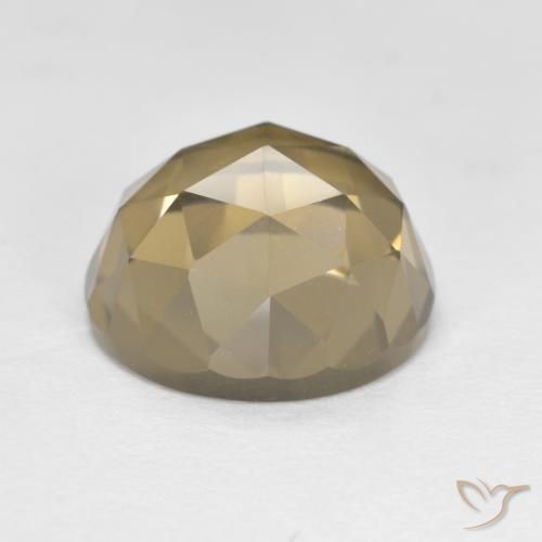 4.97克拉天然烟晶，椭圆形，VVS-VS