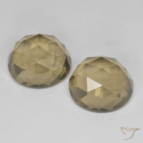 9.77克拉天然烟晶，椭圆形，VVS-VS
