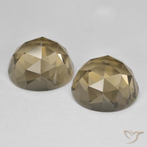 9.77克拉天然烟晶，椭圆形，VVS-VS
