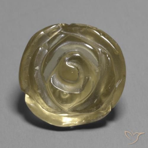 9.49克拉天然烟晶，花形切割，透明