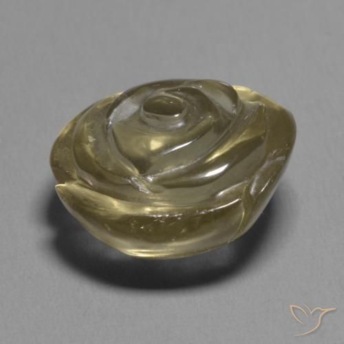 9.49克拉天然烟晶，花形切割，透明