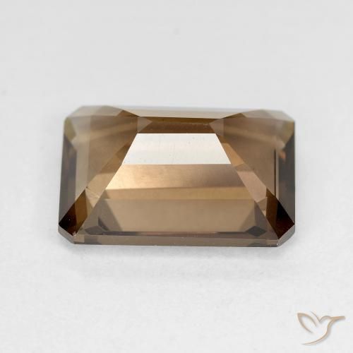 5.53克拉天然烟晶，八边形，VVS-VS