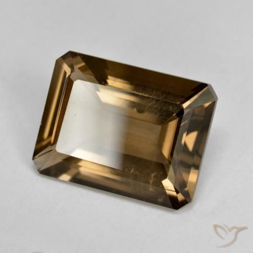 5.22克拉天然烟晶，八边形，VVS-VS