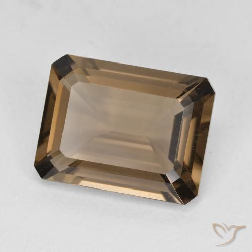 5.27克拉天然烟晶，八边形，VVS-VS
