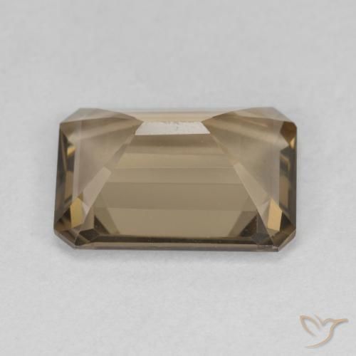5.23克拉天然烟晶，八边形，VVS-VS