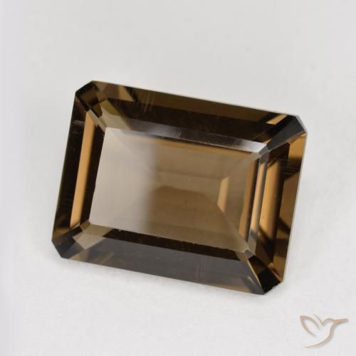 5.37克拉天然烟晶，八边形，VVS-VS