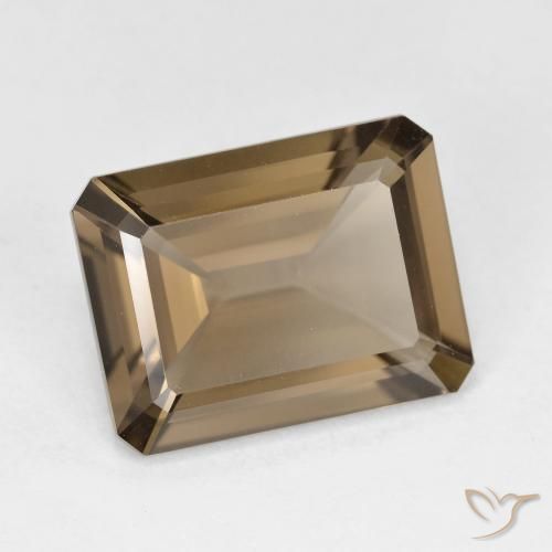 5.20克拉天然烟晶，八边形，VVS-VS