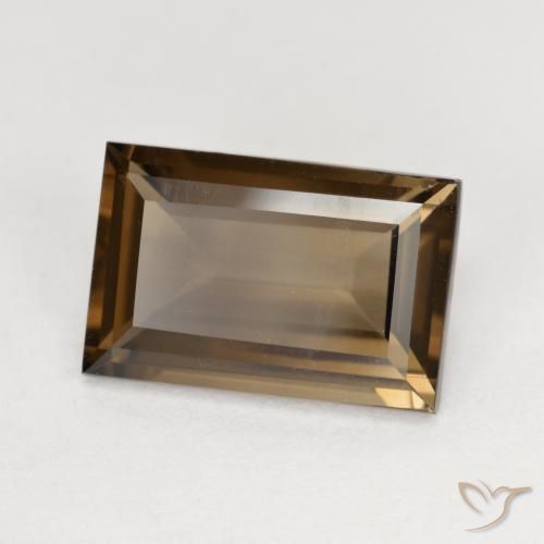 3.58克拉天然烟晶，狭长方形，VVS