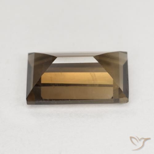 3.58克拉天然烟晶，狭长方形，VVS