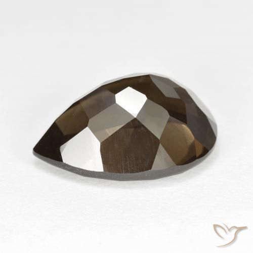 6.79克拉天然烟晶，梨形，VVS-VS