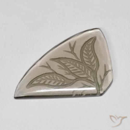 10.24克拉天然烟晶，花式切割，透明