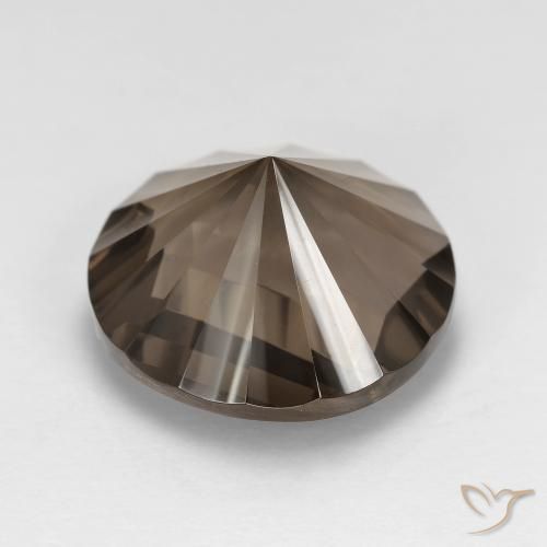 7.75克拉天然烟晶，圆形的，VS