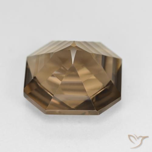 6.04克拉天然烟晶，八边形，VVS