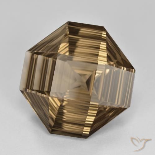 13.25克拉天然烟晶，八边形，VVS