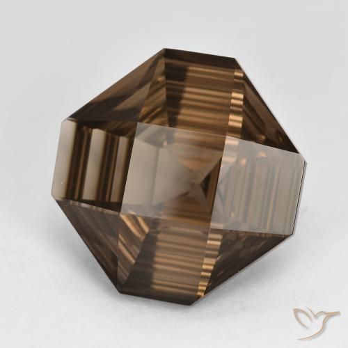 6.25克拉天然烟晶，八边形，VVS-VS