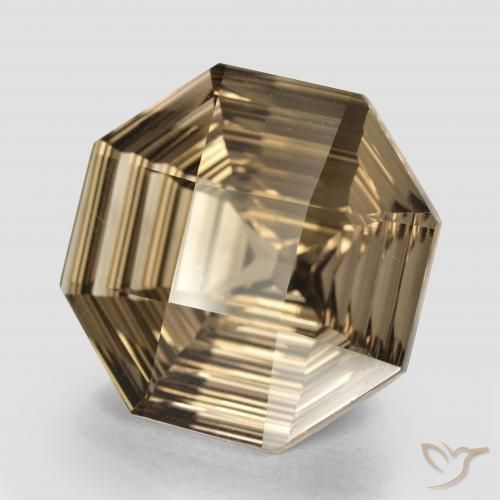 13.59克拉天然烟晶，八边形，VVS