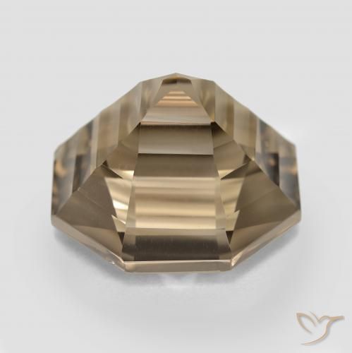 13.59克拉天然烟晶，八边形，VVS
