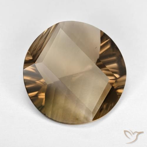 7.93克拉天然烟晶，圆形的，VS