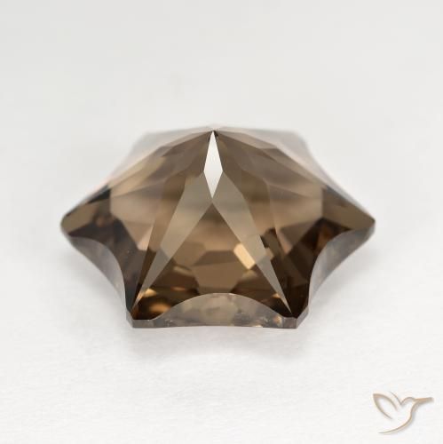 9.22克拉天然烟晶，花式切割，VVS