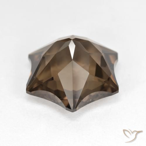 9.76克拉天然烟晶，花式切割，VVS