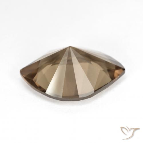 6.89克拉天然烟晶，榄尖形，VVS