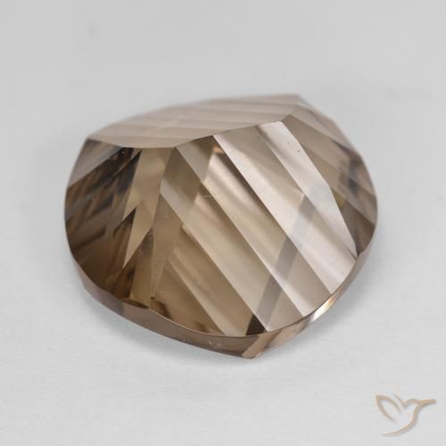 9.93克拉天然烟晶，圆形的，VVS-VS