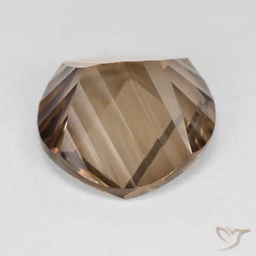 9.97克拉天然烟晶，圆形的，VVS