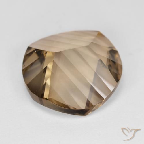 9.26克拉天然烟晶，圆形的，VVS-VS