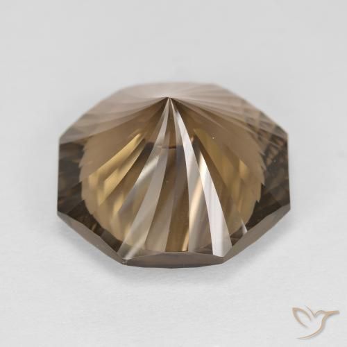 8.58克拉天然烟晶，八边形，VVS-VS