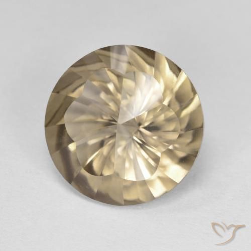 4.72克拉天然烟晶，圆形的，VS