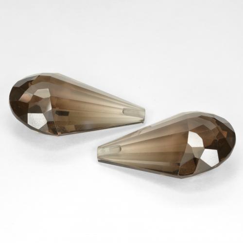 29.20克拉天然烟晶，泪滴形，VVS