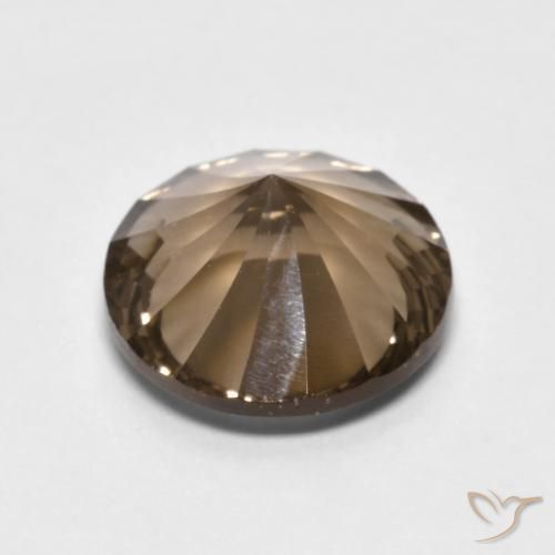 5.58克拉天然烟晶，圆形的，VVS