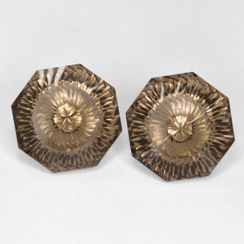 17.18克拉天然烟晶，祖母绿式切割，VVS