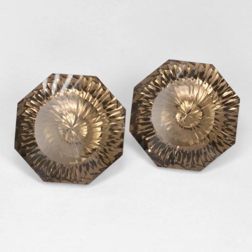 17.18克拉天然烟晶，祖母绿式切割，VVS