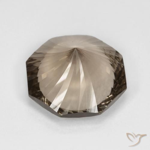8.82克拉天然烟晶，八边形，VVS