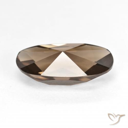 4.76克拉天然烟晶，椭圆形，VVS-VS