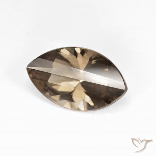 2.70克拉天然烟晶，榄尖形，VVS