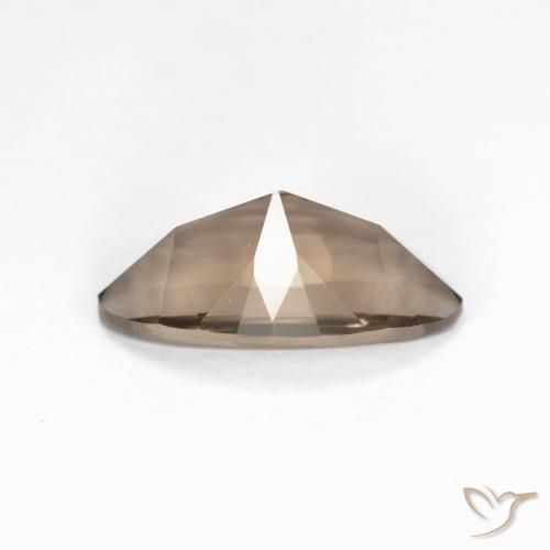 2.70克拉天然烟晶，榄尖形，VVS
